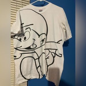 Supreme Smurf white t shirt